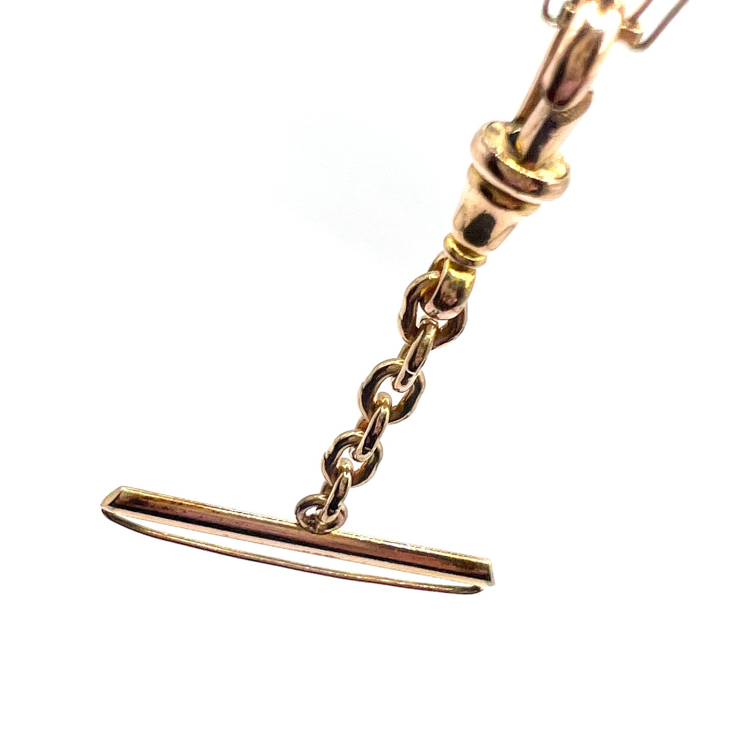 9ct Gold Swivel Dog Clip Pendant with Watch Suspension