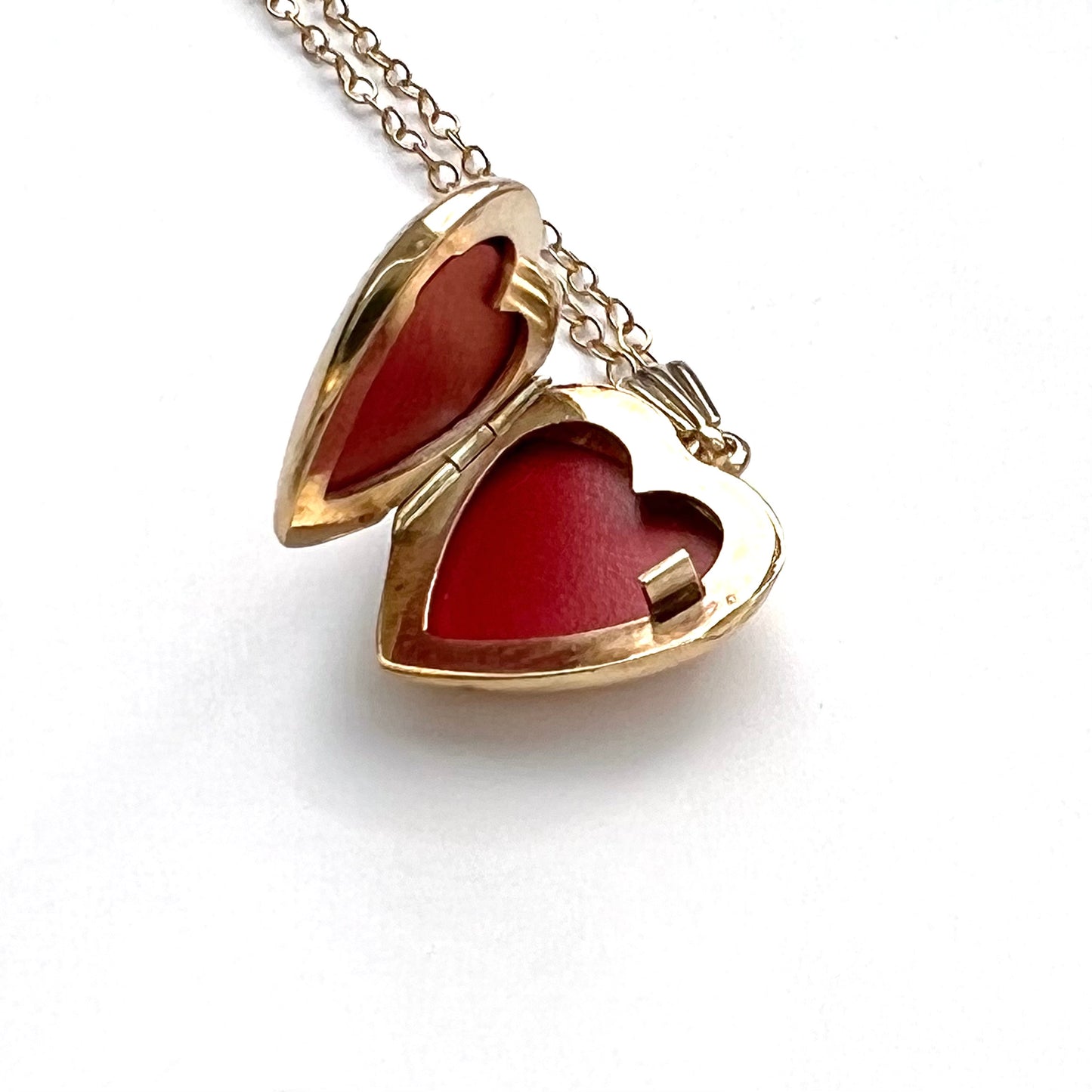 9ct Heart Locket with Chain