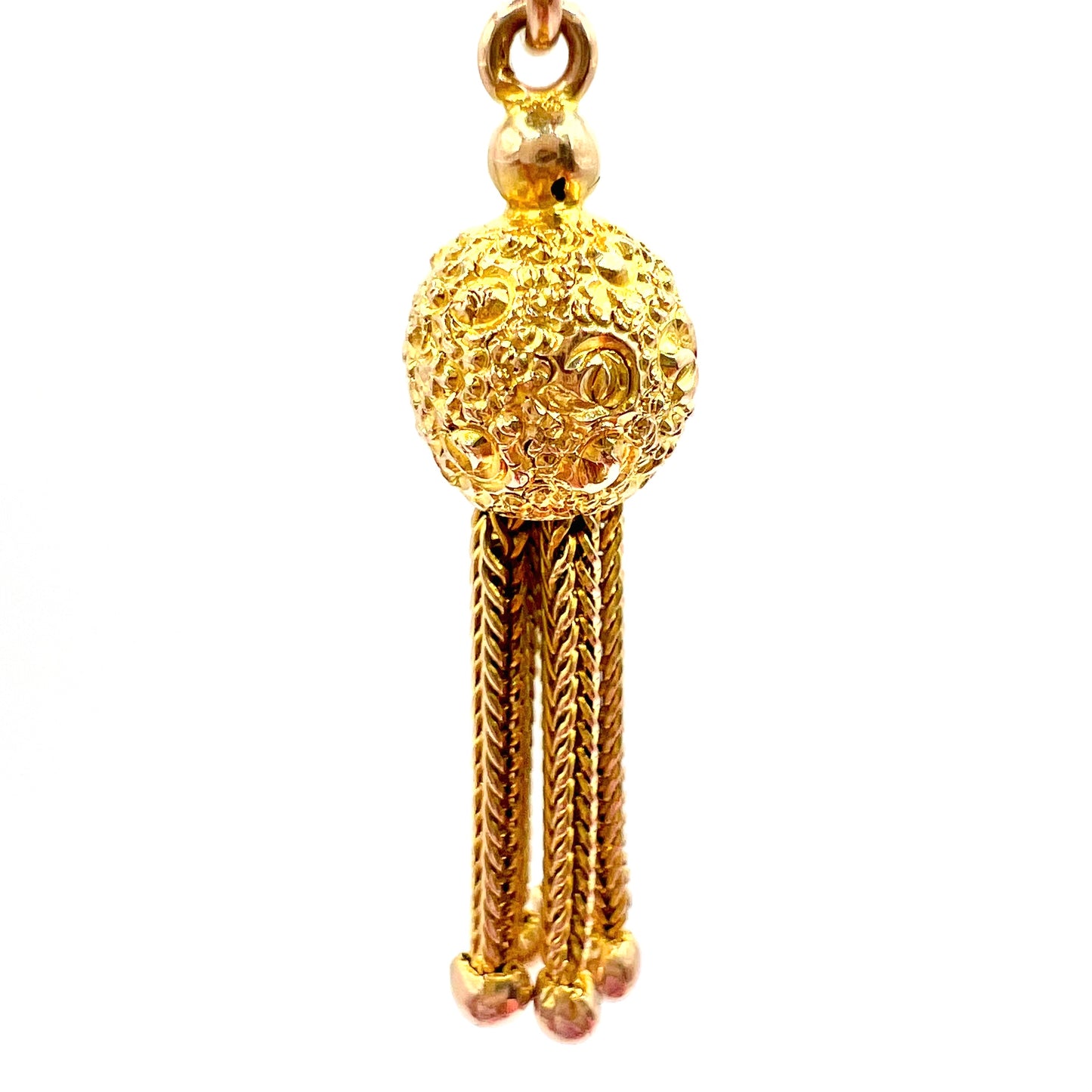 Antique 9ct Gold Victorian Tassel Charm Pendant