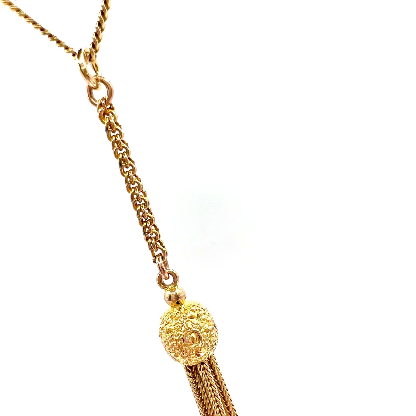 Antique 9ct Gold Victorian Tassel Charm Pendant