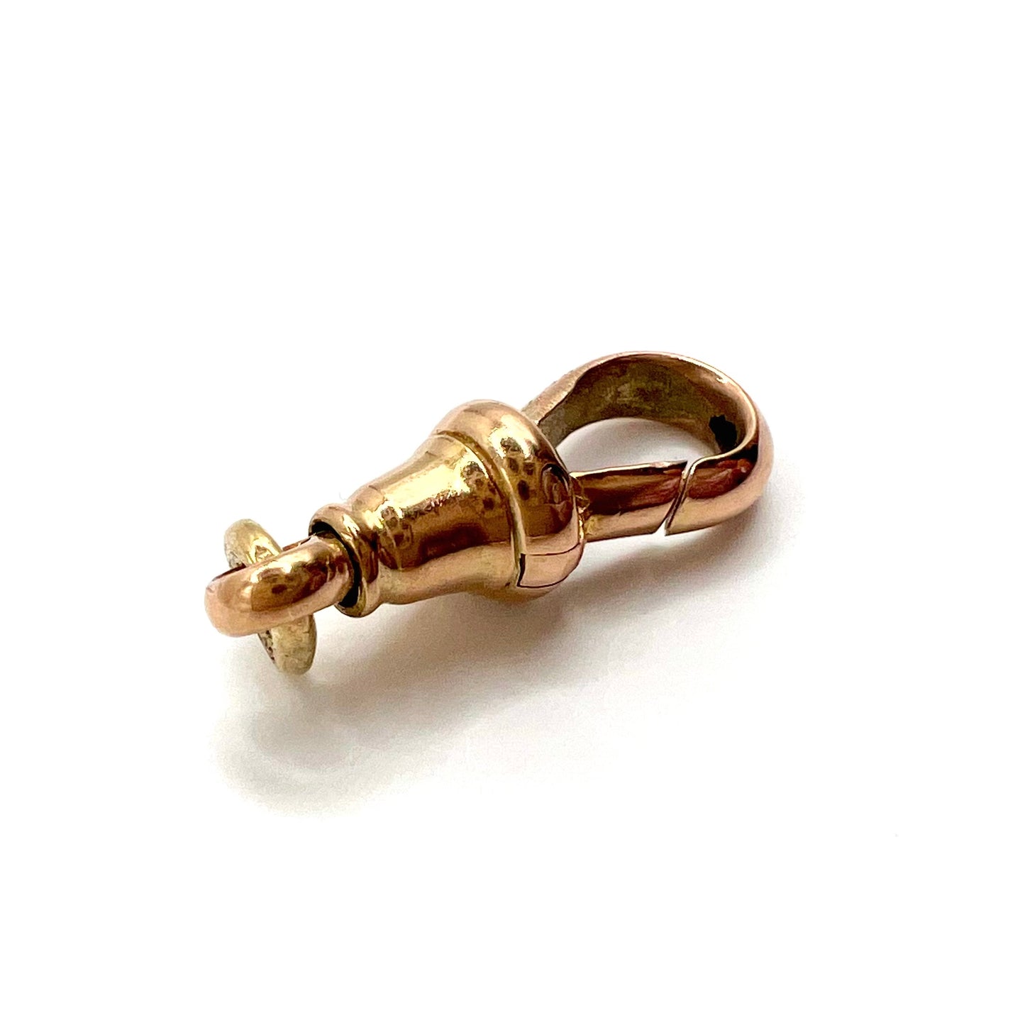 Antique 18ct Rose Gold Swivel Dog Clip