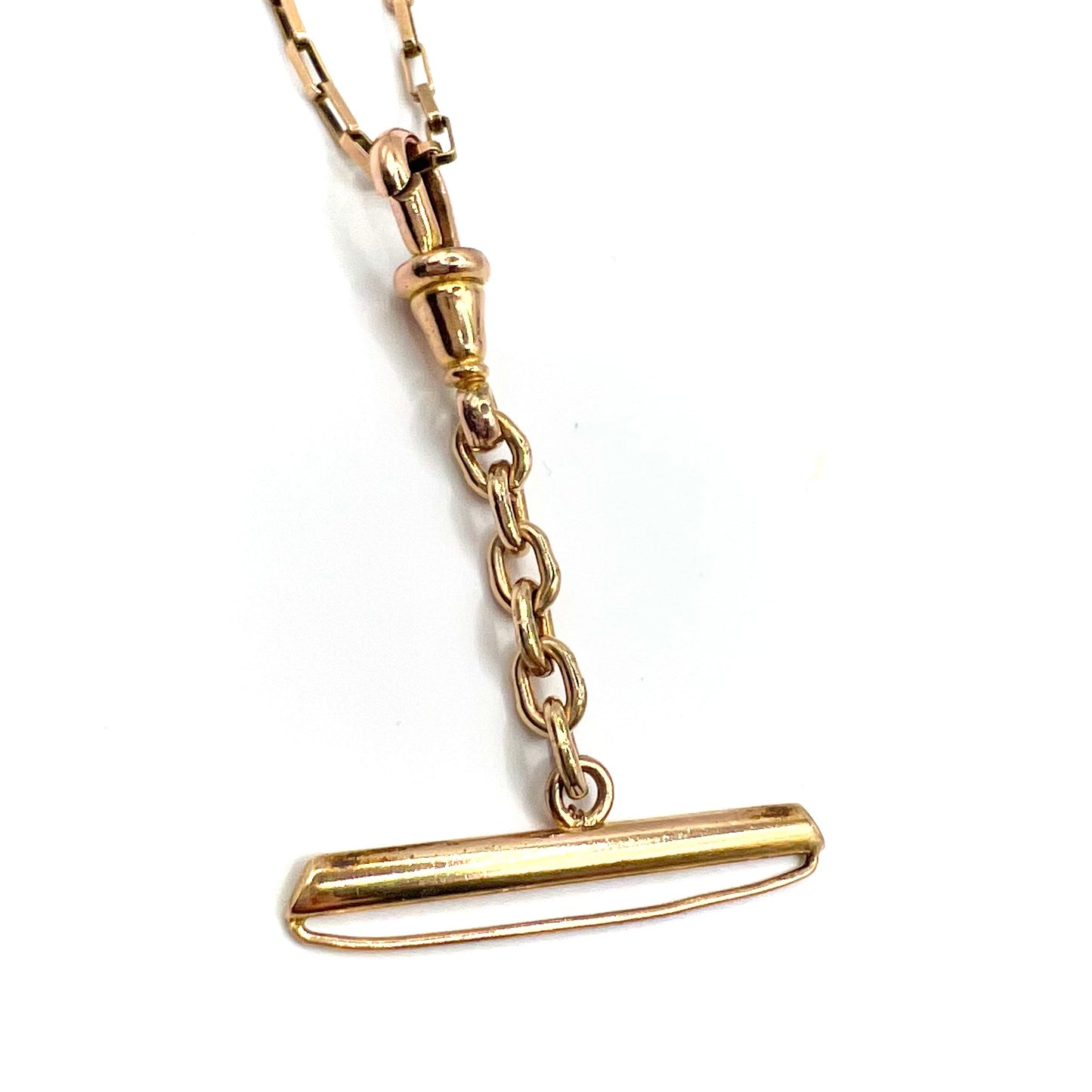 9ct Gold Swivel Dog Clip Pendant with Watch Suspension